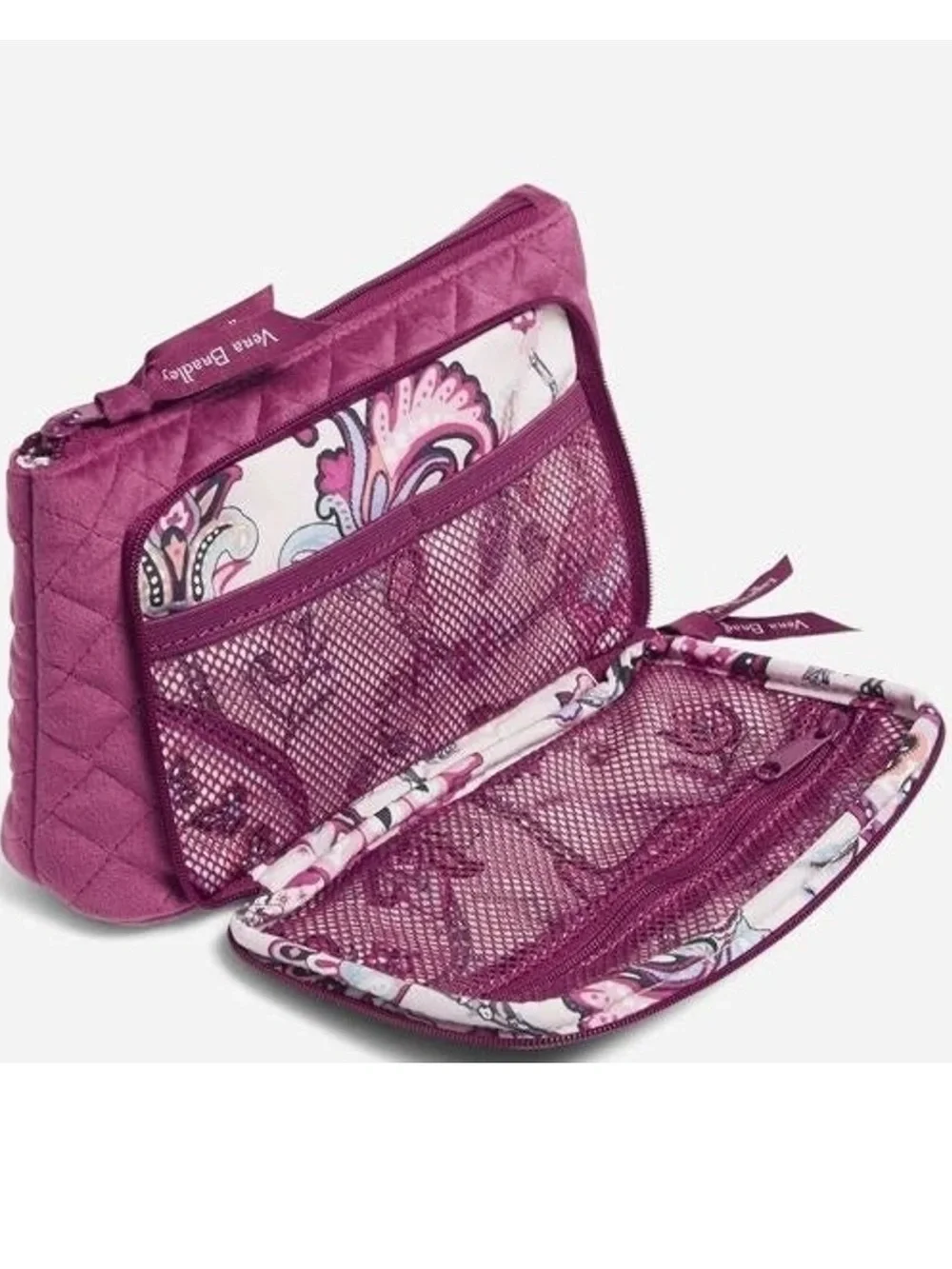 Vera Bradley Majestic Magenta Linited Edition Compact Organizer
